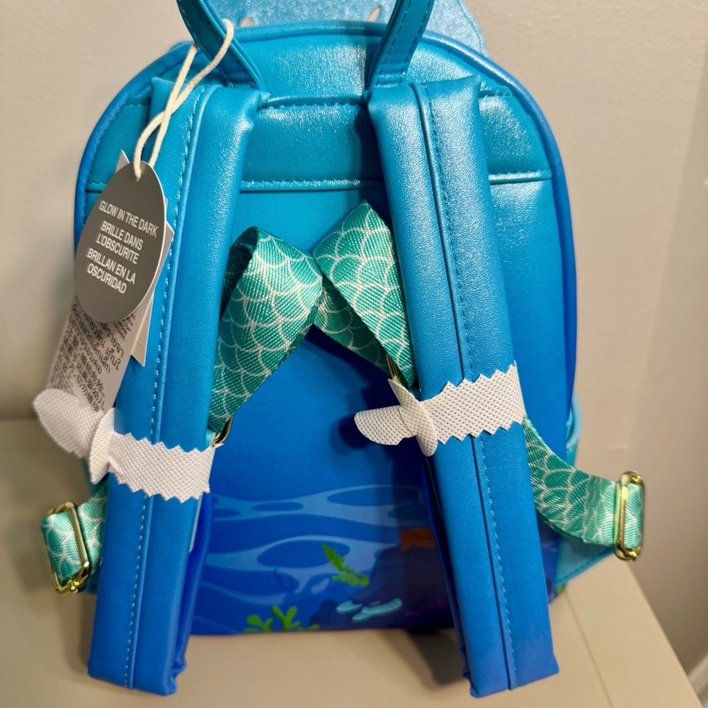 NWT. Loungefly Disney The Little Mermaid 35th Anniversary backpack - Picture 8 of 13